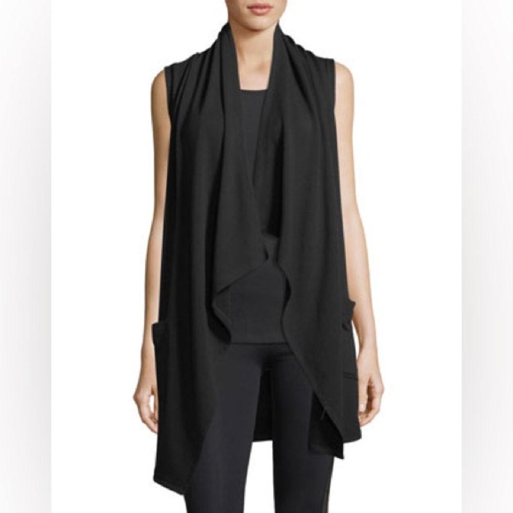 Joie black Draped cashmere sweater